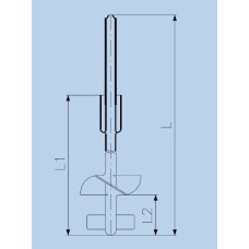 Мешалка пропеллерная, L=1200 мм, Simax (Кат. № 632 611 099 013)
