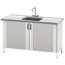 Стол-мойка ЛАБ-PRO МО30 150.60.90 SS (1 чаша глубиной 300мм, модуль из нерж. стали)
