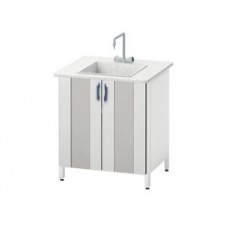 Стол-мойка ЛАБ-PRO МО 80.75.90 F20 (1 чаша FRIDURIT глубиной 250мм, столешница - FRIDURIT 20мм)