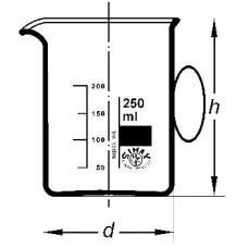 Стакан низкий, 1000 мл, с ручкой (Кат. № 154/ 632 417 091 940) Simax 