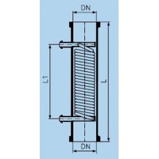 Simax холодильник  с 2 штуцерами, DN 25 KZA 100 (Кат. № 632 611 201 550) 
