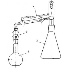 Прибор для отгонки спиртосодержащих жидкостей (ГФ 2.784.225) (1980)