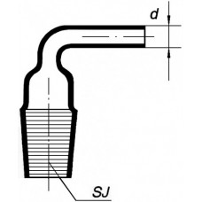 Адаптер-конус с краном 14/23 (Кат. № 8133/632 441 502 050) Simax 