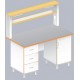 Стол пристенный физический ЛАБ-1500 ПТ (TRESPA)