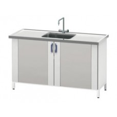 Стол-мойка ЛАБ-PRO МО 150.60.90 VI (1 чаша VITE глубиной 285мм, столешница - VITE с бортиком) Стол-мойка ЛАБ-PRO МО 150.60.90 VI (1 чаша VITE глубиной 285мм, столешница - VITE с бортиком)