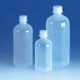 Бутылка узкогорлая круглая, 500 мл, пластиковая PE-LD, с завинчивающейся крышкой PP (95089) (Vitlab)