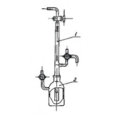 Прибор для определения объемной доли примесей в хлоре (Эскиз 1-74) (395)